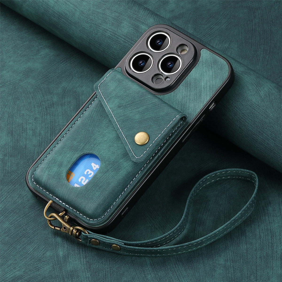 iPhone case wallet 16 & 17 pro max with bottom lock
