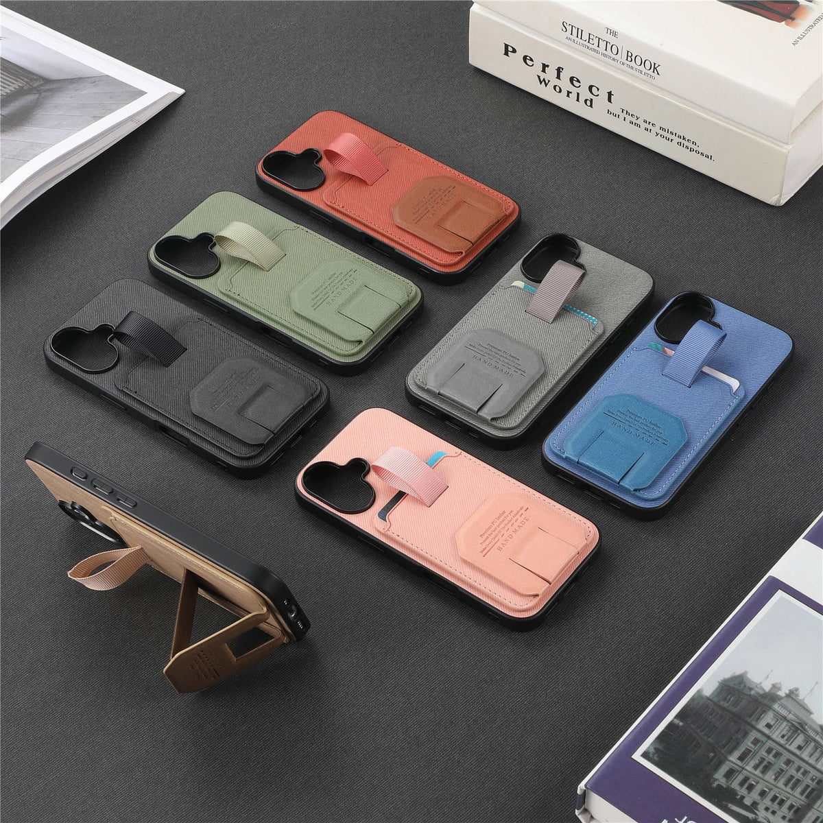 iPhone case wallet 16 & 17 pro max with stand