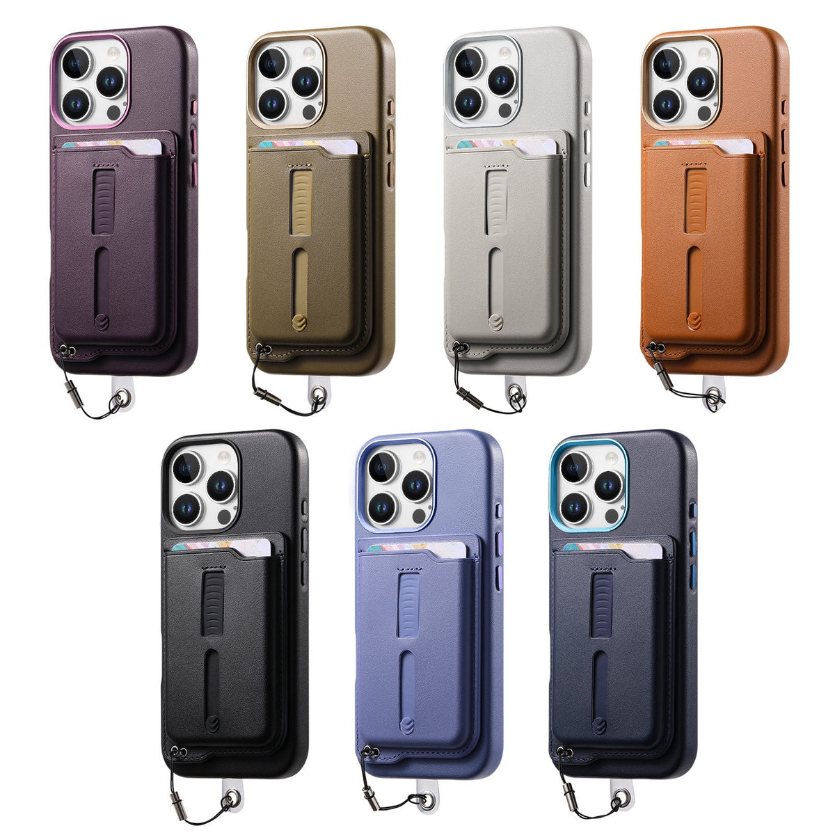 Wallet iPhone Case with Wrist Strap – Card Holder & Crossbody | iPhone 16, 17 & 18 Pro Max
