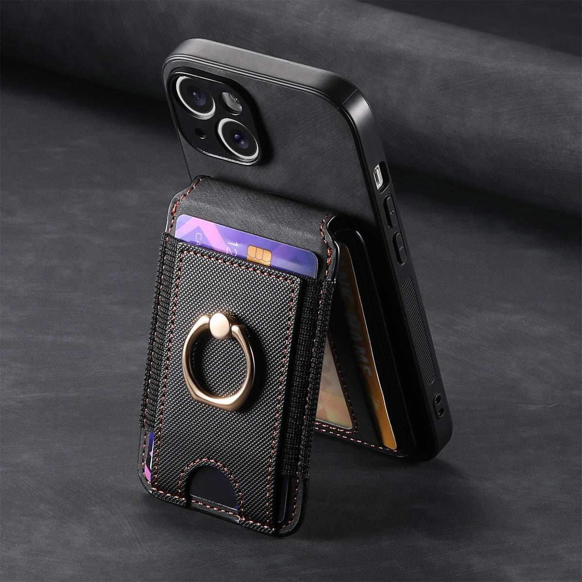 iPhone case wallet 16 & 17 pro max with ring