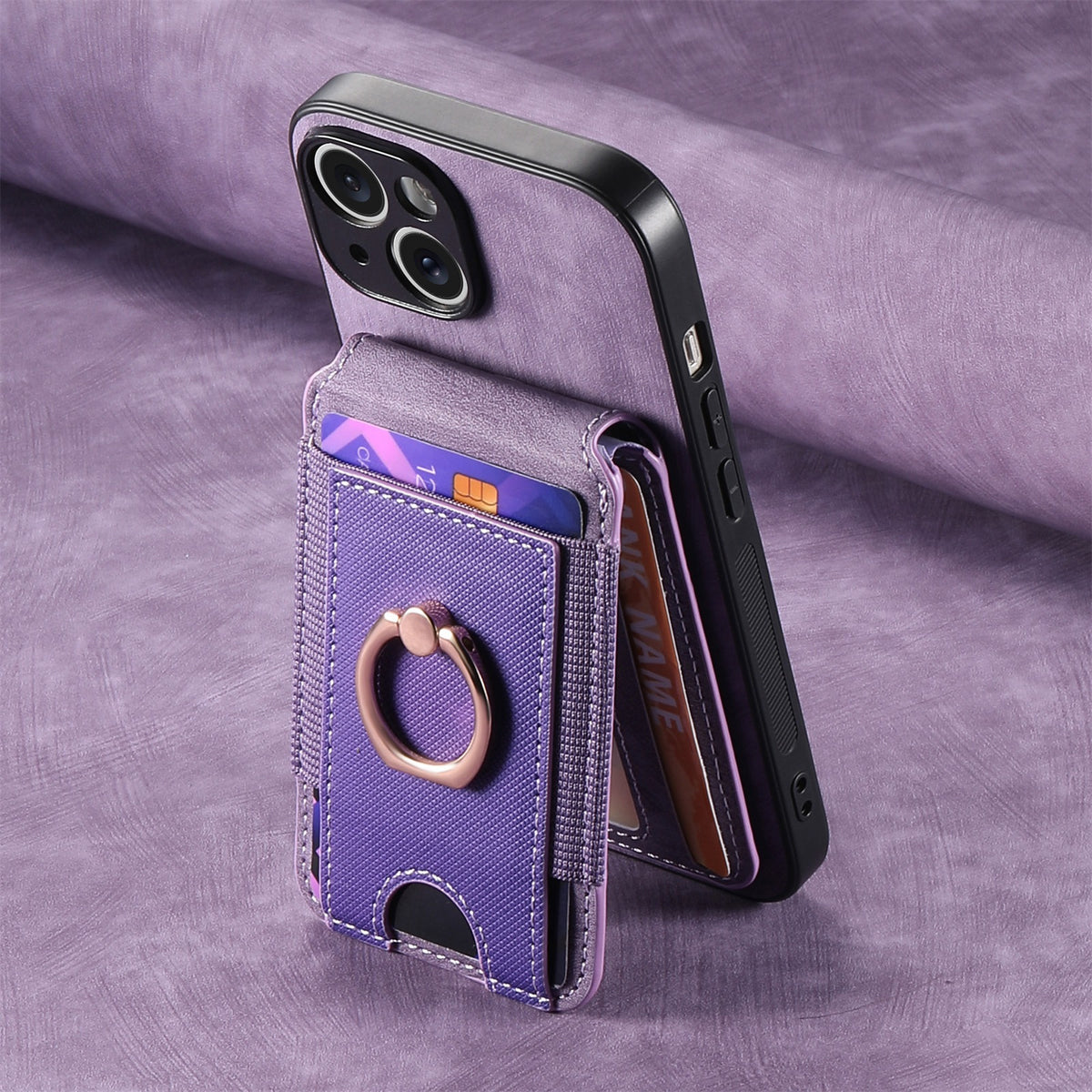 iPhone case wallet 16 & 17 pro max with ring