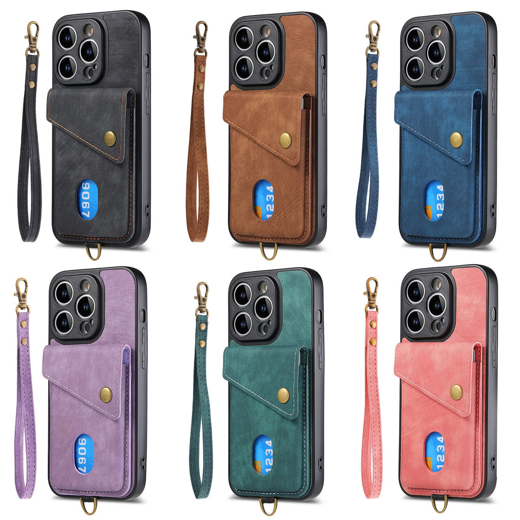 iPhone case wallet 16 & 17 pro max with bottom lock