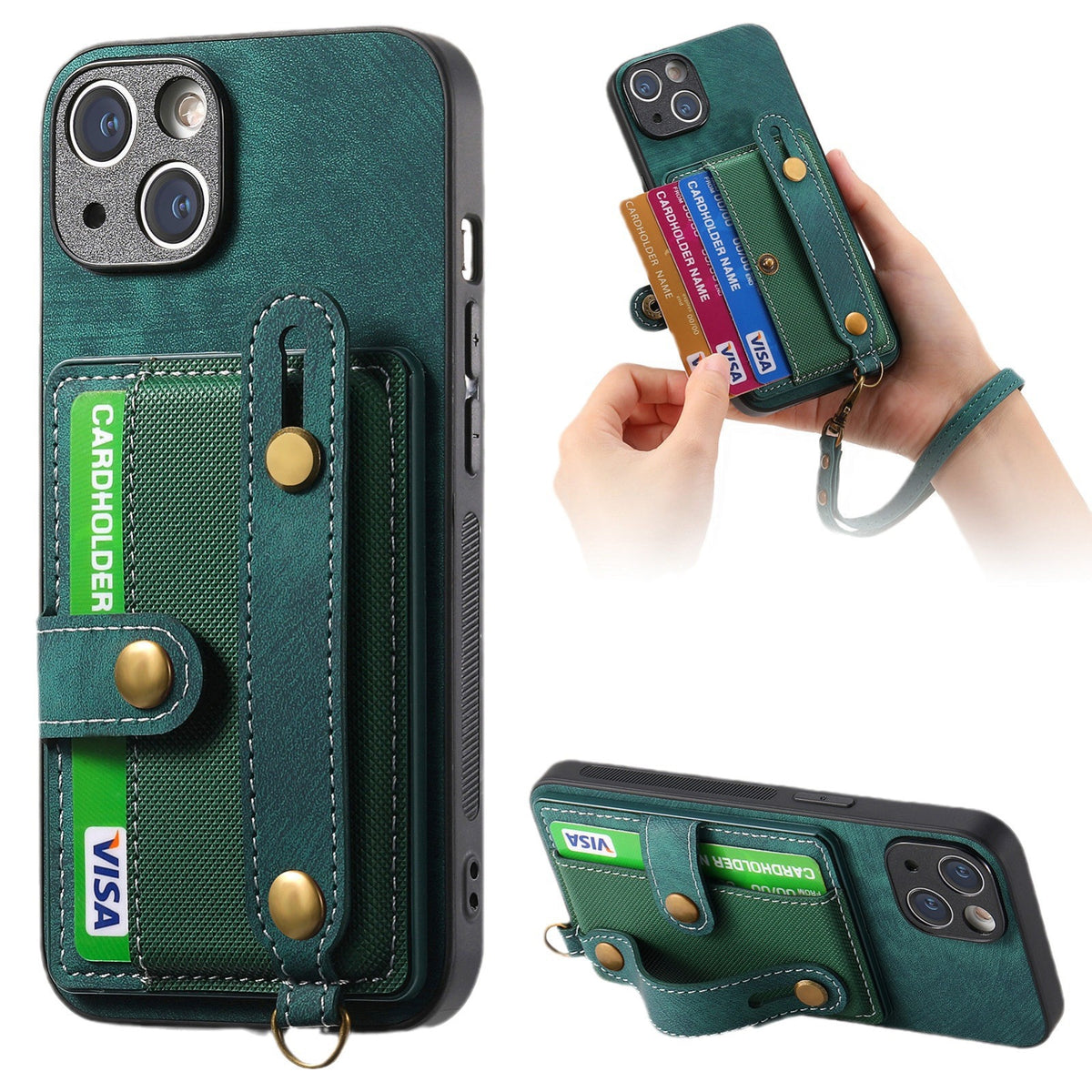 iPhone case wallet 16 & 17 pro max with ring