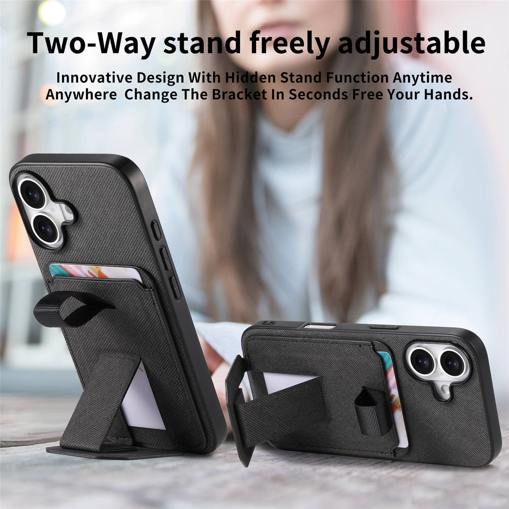 iPhone case wallet 16 & 17 pro max with stand