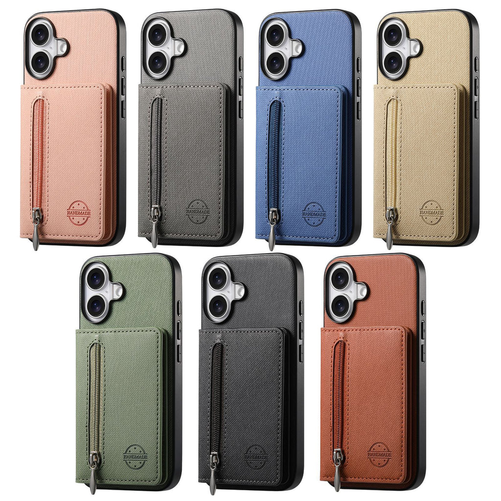 iPhone case wallet 16 & 17 pro max with zipper