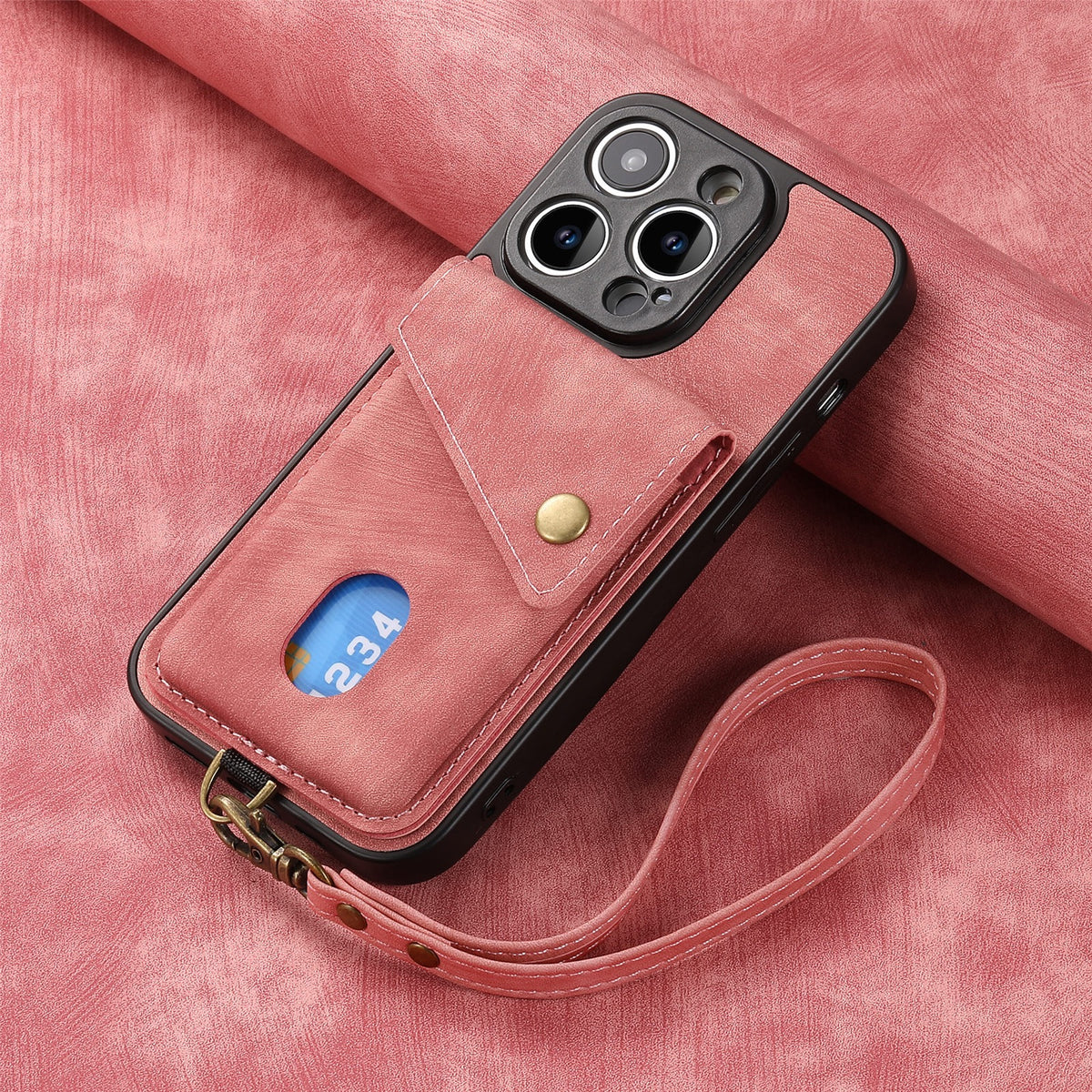 iPhone case wallet 16 & 17 pro max with bottom lock
