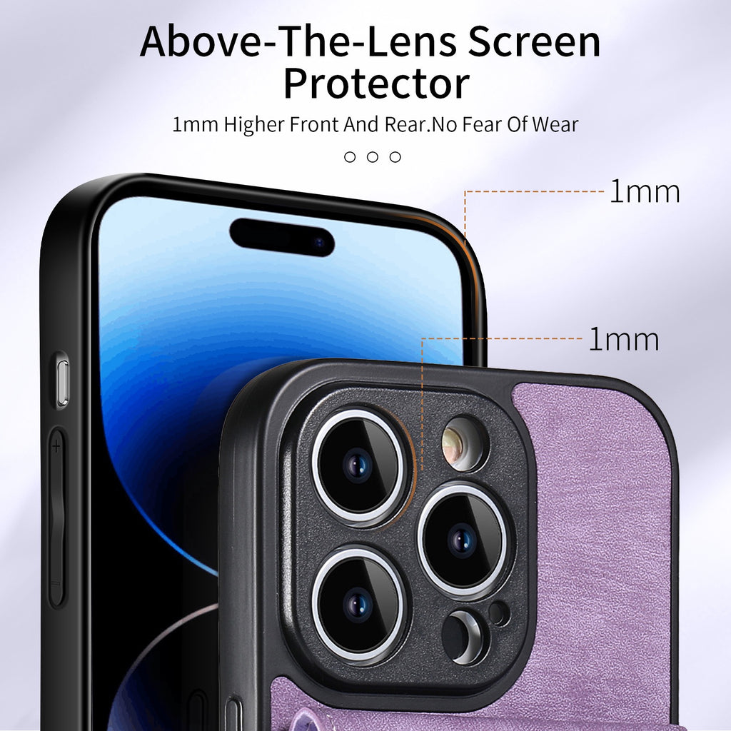 iPhone case wallet 16 & 17 pro max with bottom lock