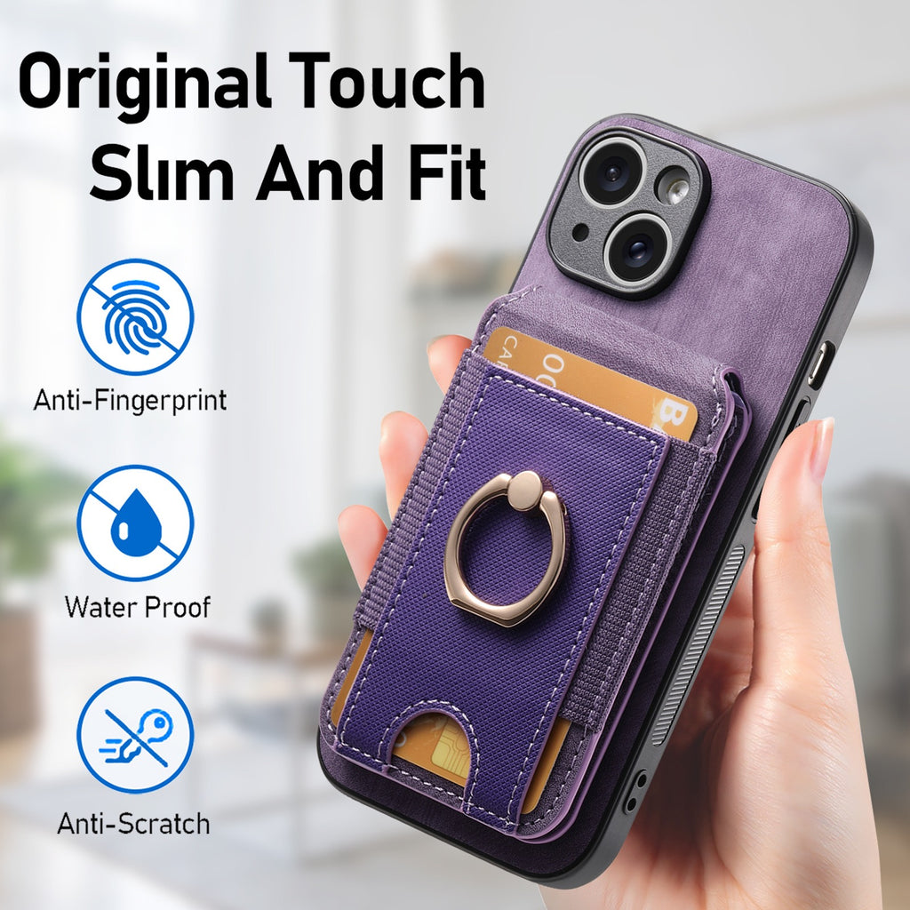 iPhone case wallet 16 & 17 pro max with ring