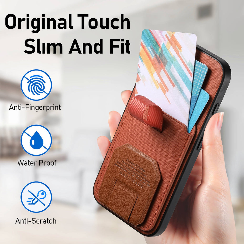 iPhone case wallet 16 & 17 pro max with stand