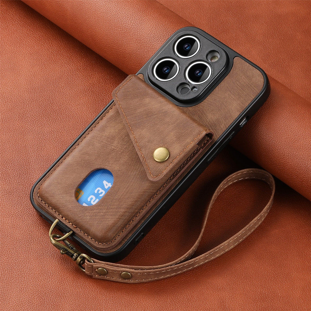 iPhone case wallet 16 & 17 pro max with bottom lock