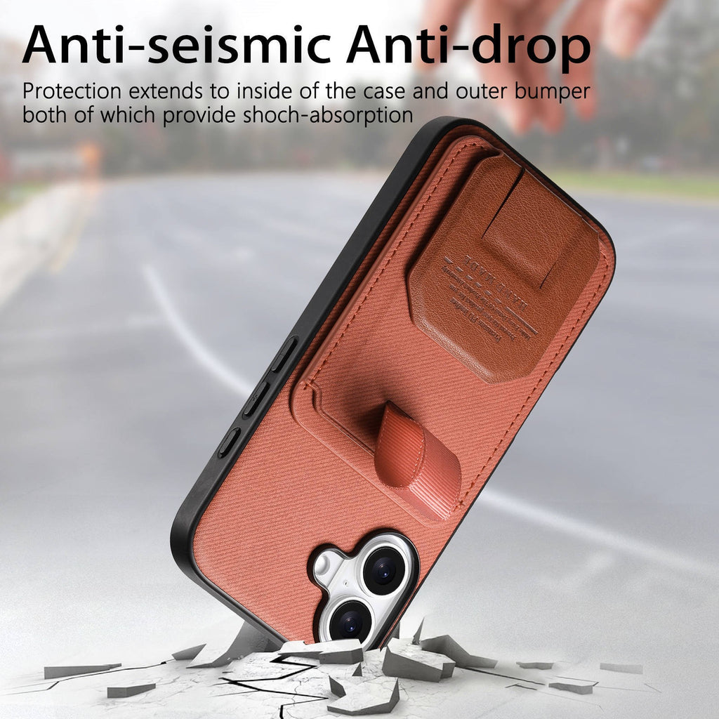 iPhone case wallet 16 & 17 pro max with stand