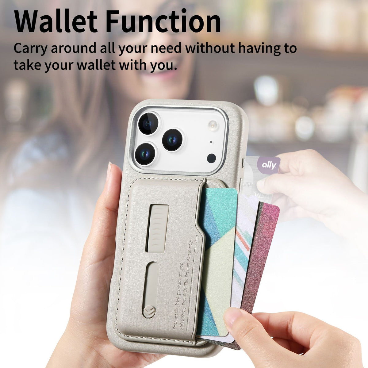 iPhone case wallet 16 & 17 pro max