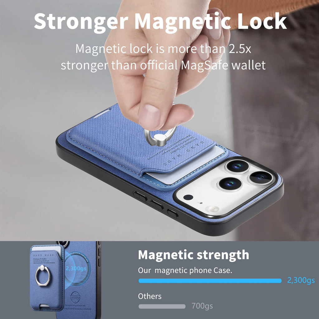 iPhone case wallet 16 & 17 pro max with ring