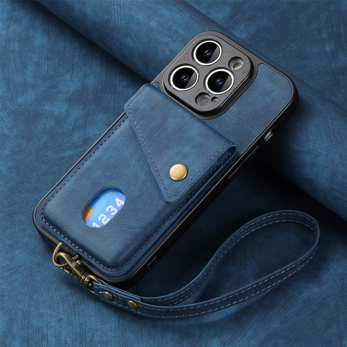iPhone case wallet 16 & 17 pro max with bottom lock