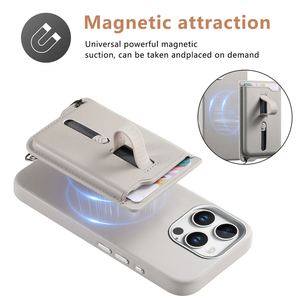 Wallet iPhone Case with Wrist Strap – Card Holder & Crossbody | iPhone 16, 17 & 18 Pro Max