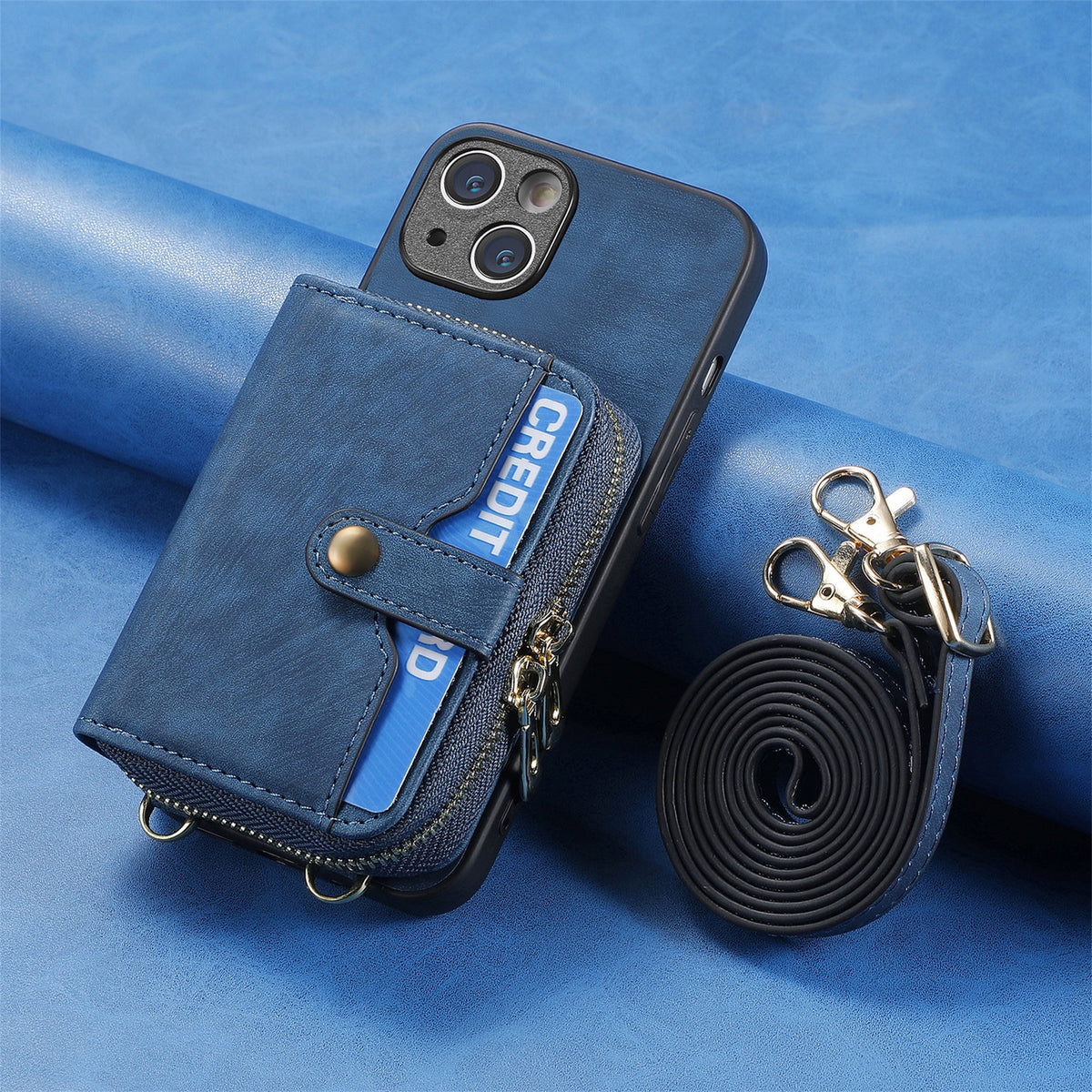 iPhone case wallet 16 & 17 pro max with bottom lock