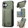 iPhone case wallet 16 & 17 pro max with zipper