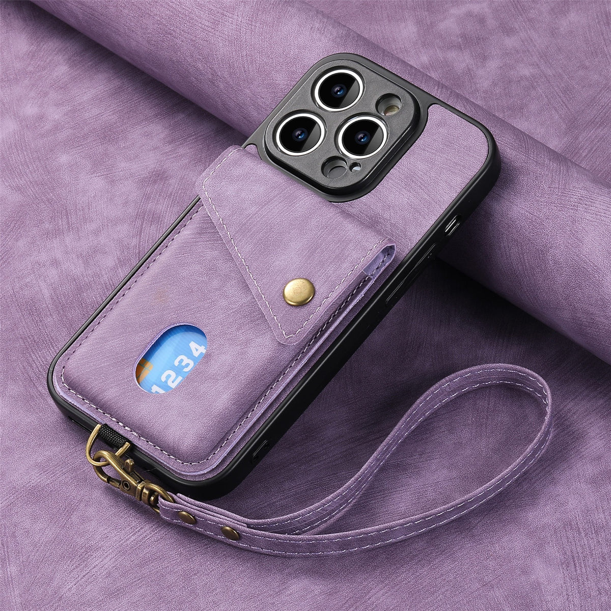 iPhone case wallet 16 & 17 pro max with bottom lock