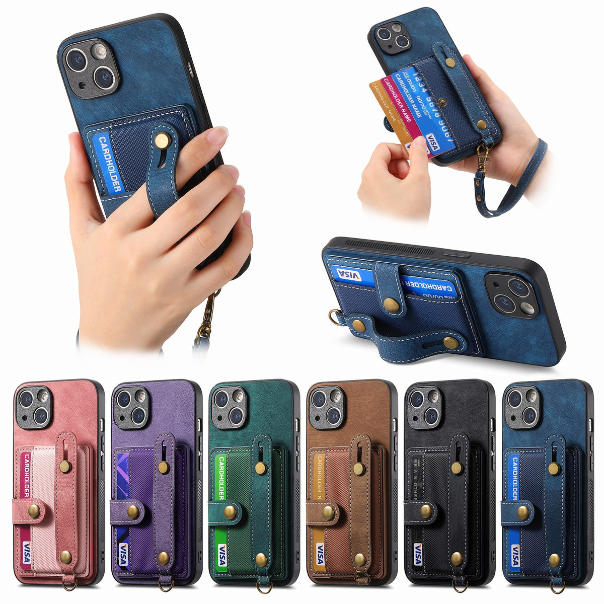 iPhone case wallet 16 & 17 pro max with ring