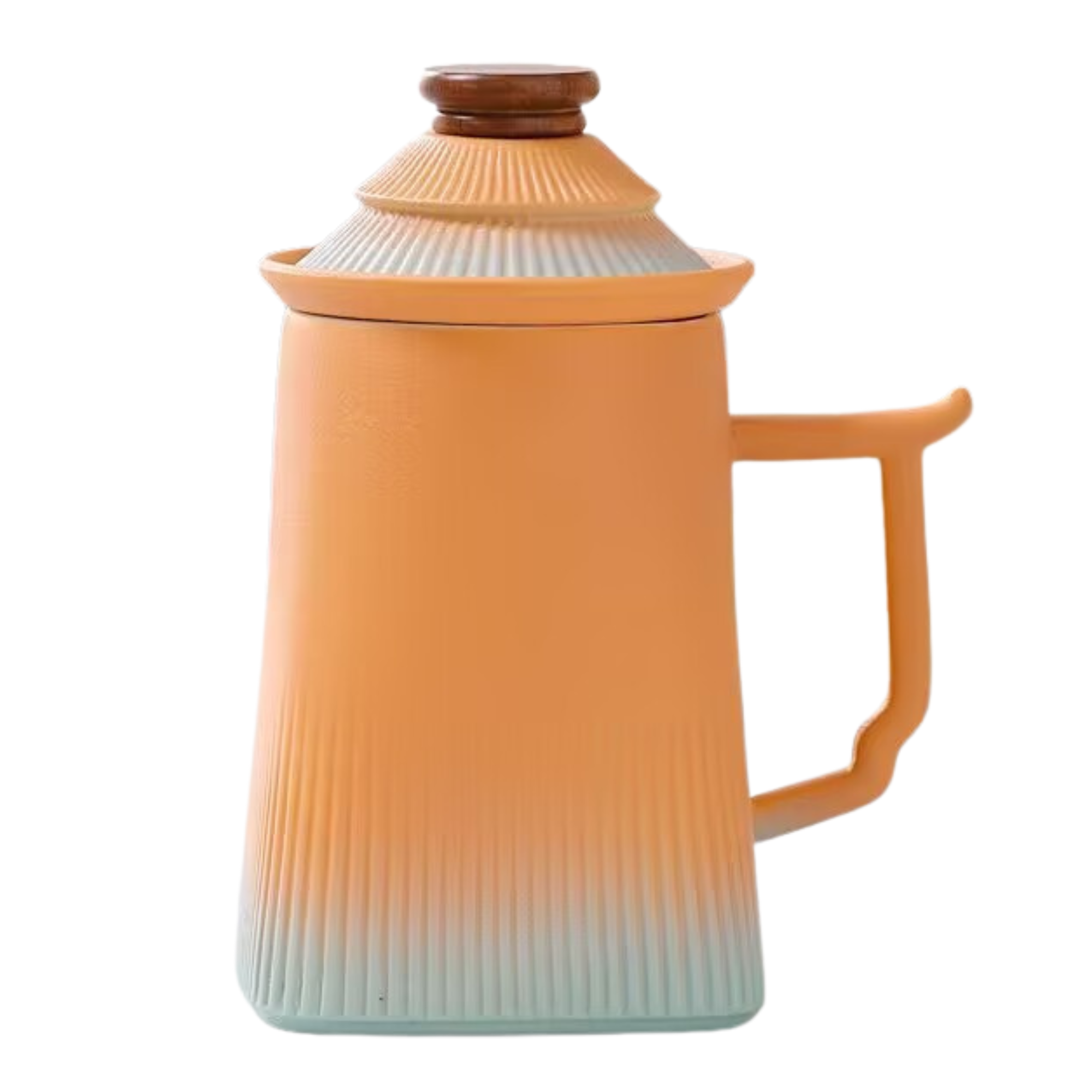 Handcrafted Ceramic Coffee & Tea Cup - Forbidden City Themed Mug - LEFOOR